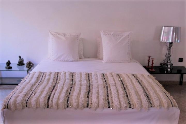 Bed blanket, cover or Berber Plaid Wedding blankets #WB30002 