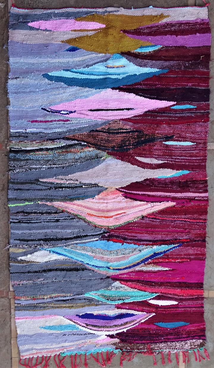 Berber tapijt #KC37433  kilim uit de categorie  Kelims katoen en gerecycled textiel