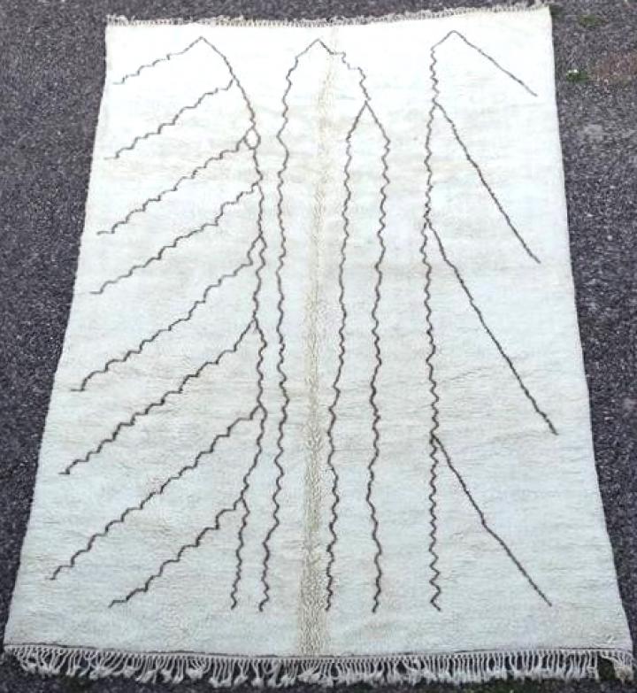 Berber rug  Beni Ourain Large sizes #BO56338