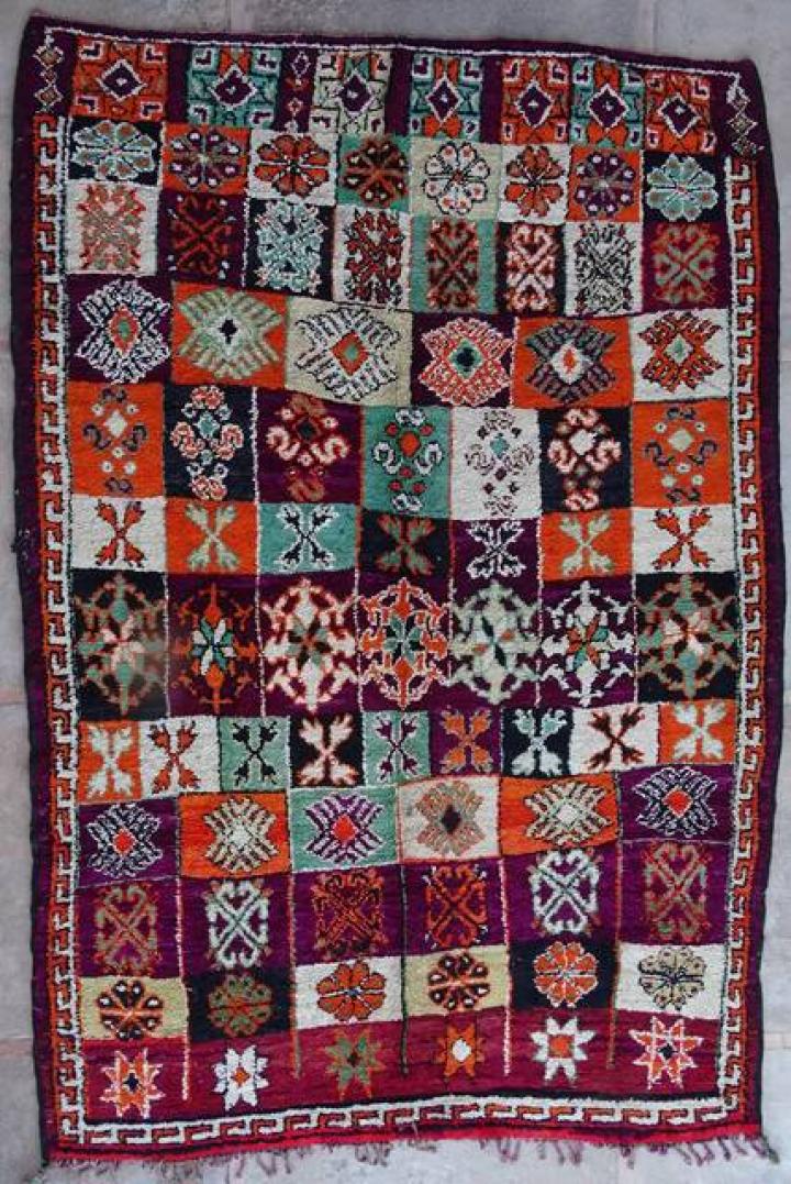 Antique and vintage beni ourain and moroccan rugs #VBJ42078  BOUJAAD