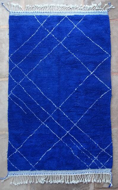 Berber rug #blue bleu beni ourain beni ouarain type Beni Ourain Custom made