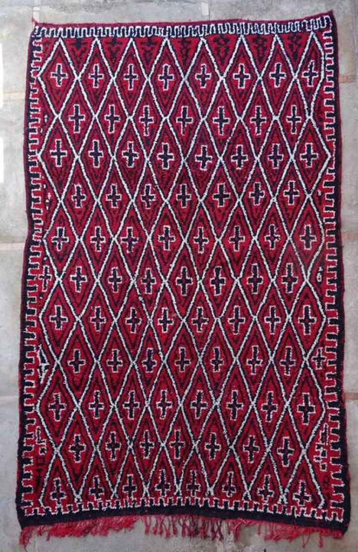 Berber Antique and vintage beni ourain and moroccan rugs #VR43089 BENI M GUILD