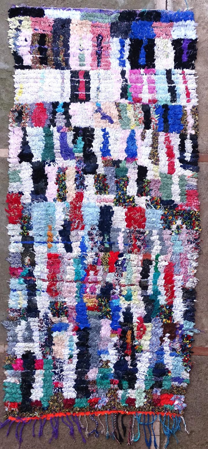 Tapis berbère #T43109 tapis Boucharouette Moyens et petits