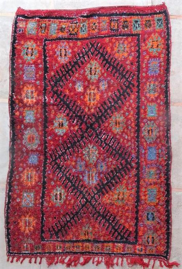 Antique and vintage beni ourain and moroccan rugs #ZAA44024  ZAAINE