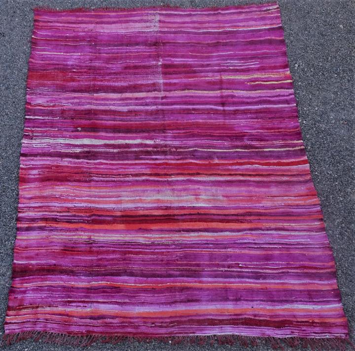Berber living room rug #LKC45107  kilim type Kilims recycled textiles