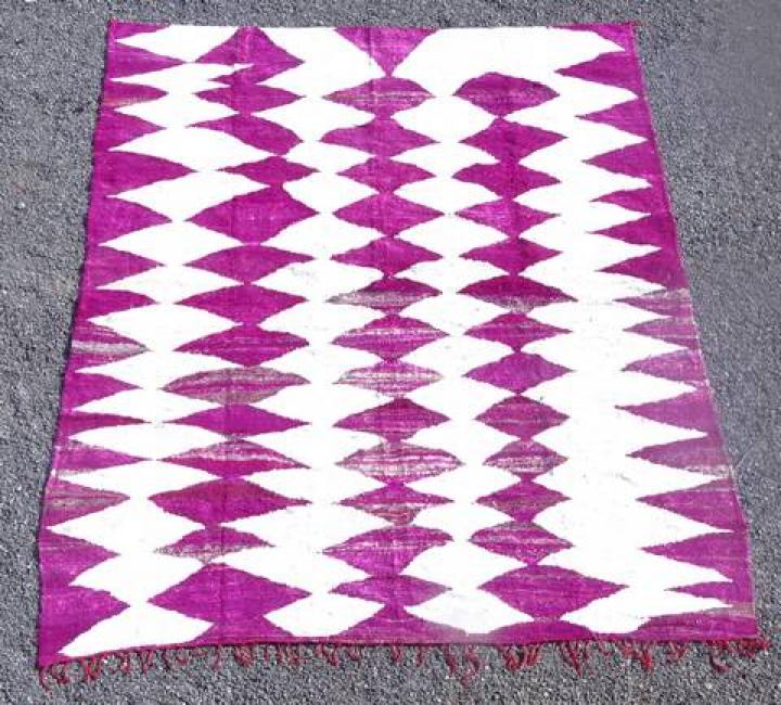 Berber living room rug #LKC46011  kilim type Kilims recycled textiles