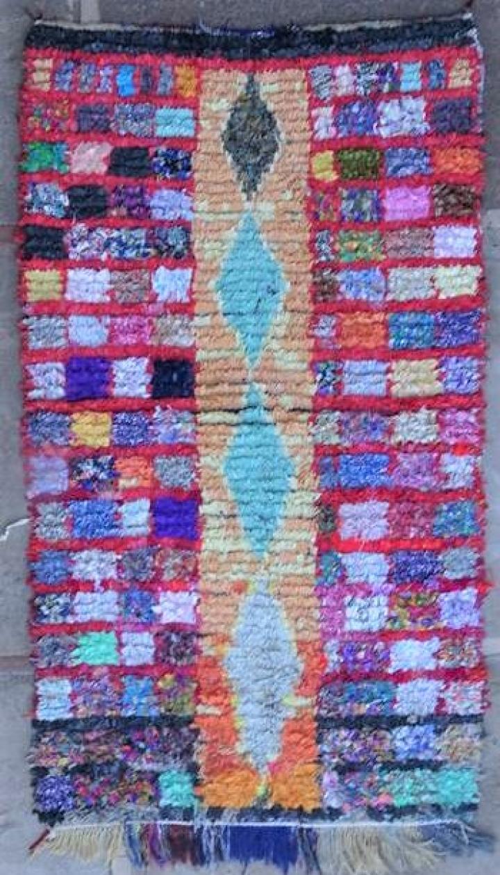 Berber rug #T46072 type Boucherouite Medium and Small