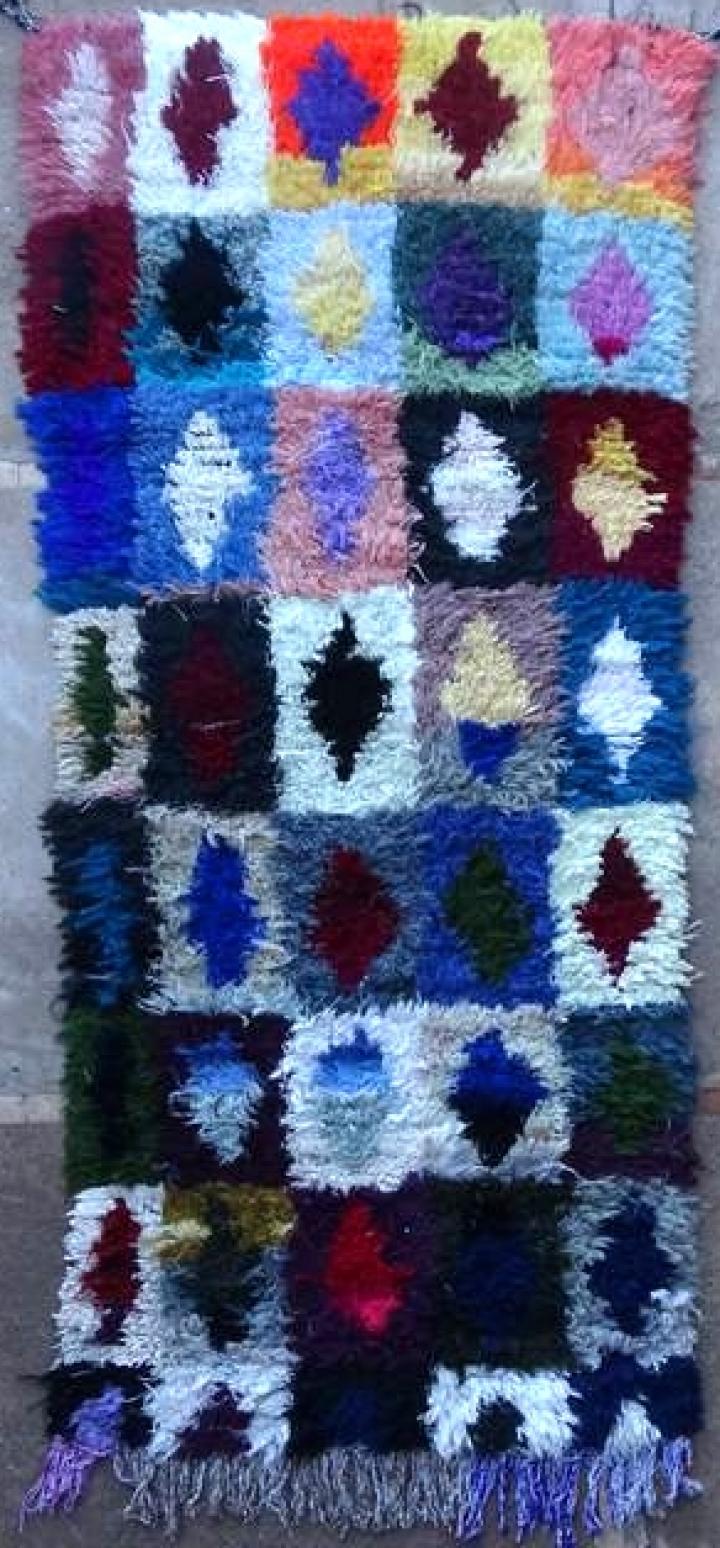 Berber rug #C46185 from the Runner Boucherouite catalog