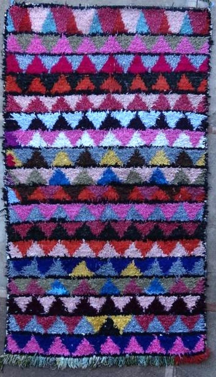 Berber rug #T46049 type Boucherouite Medium and Small