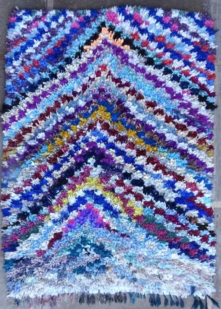 Tapis berbère #T46051 tapis Boucharouette Moyens et petits