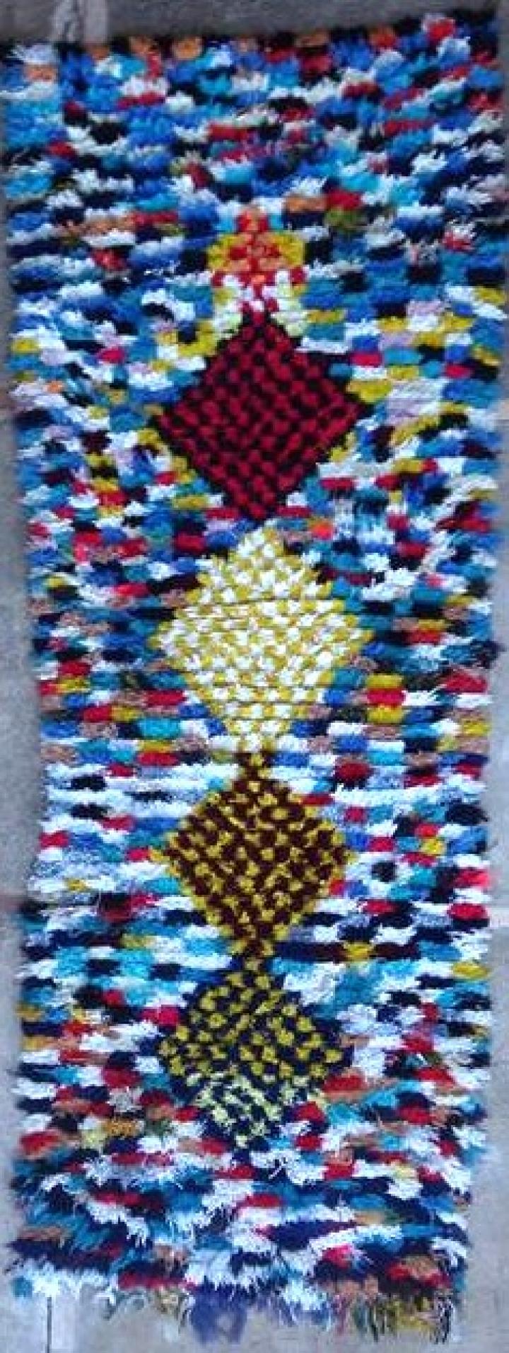 Berber Hallway runner wool rugs #C57318