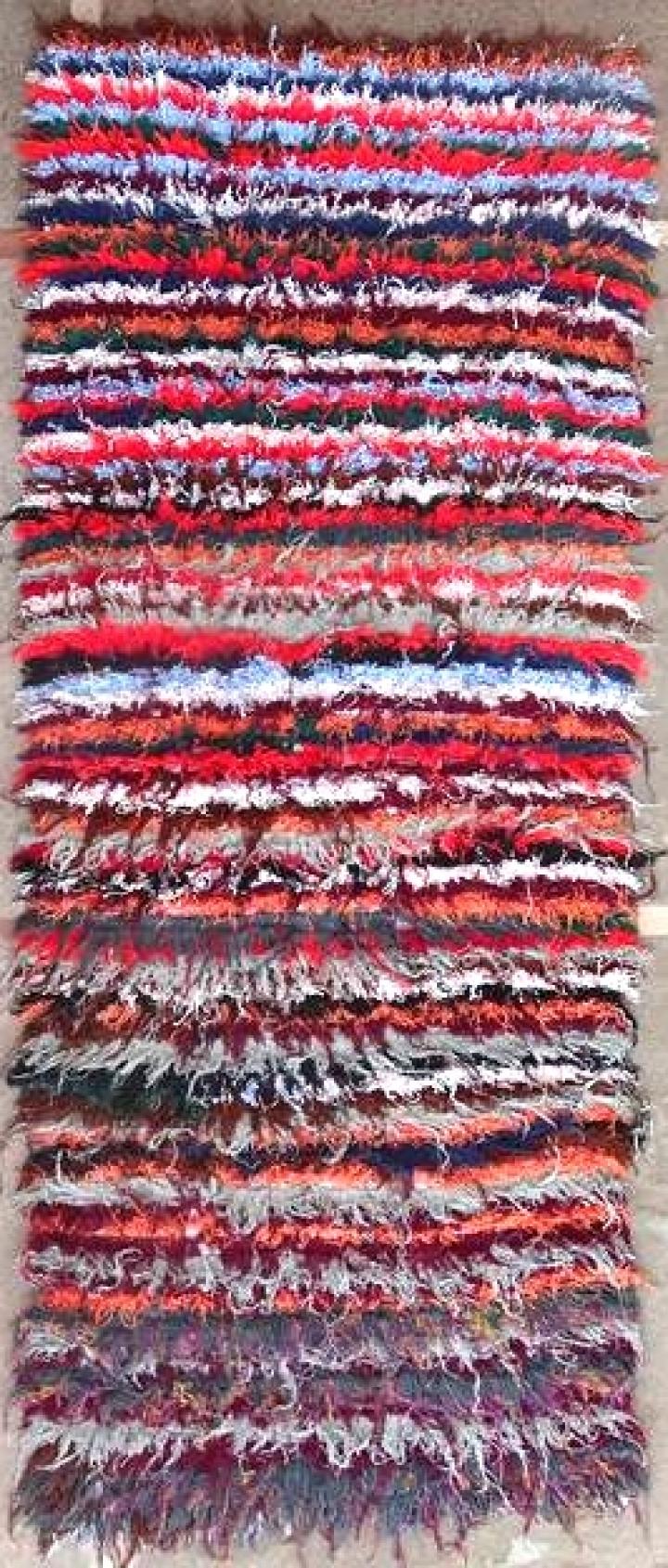 Tapis berbère #T46157 tapis Boucharouette Moyens