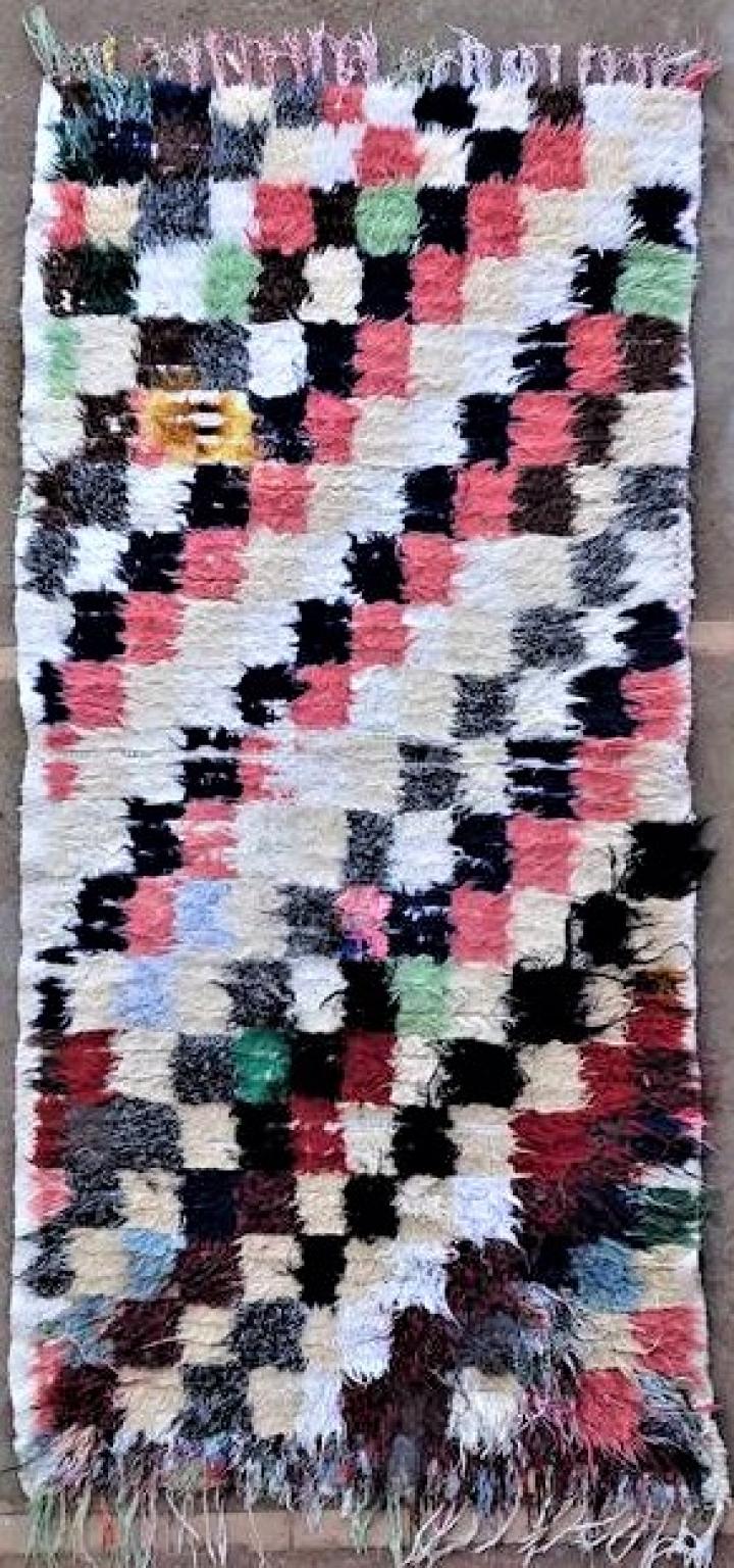 Berber rug #T46249 type Boucherouite Medium and Small