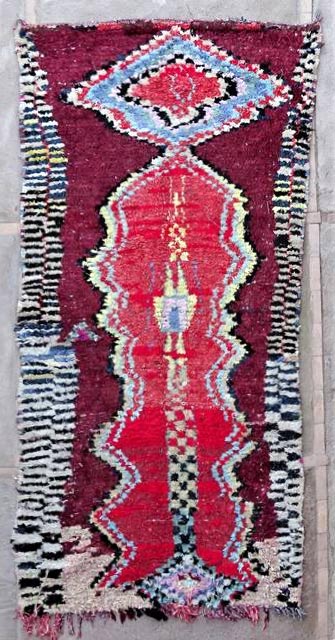 Berber rug #L47032 type Boucherouite Large