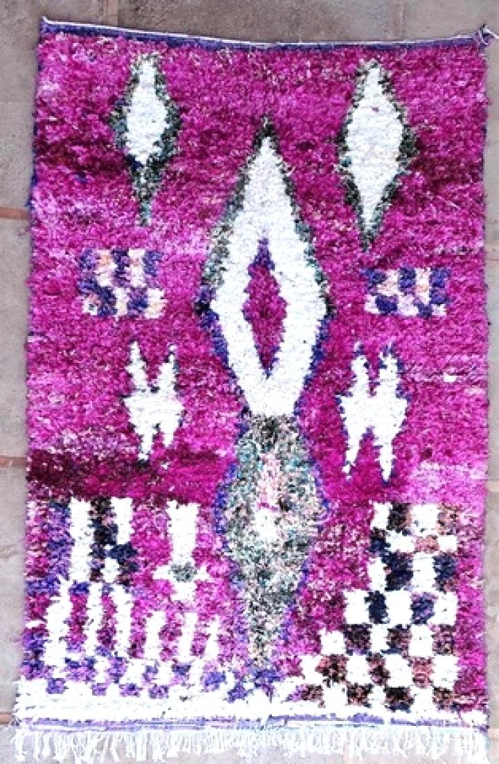 Berber living room rug #TC49038 type Boucherouite Large