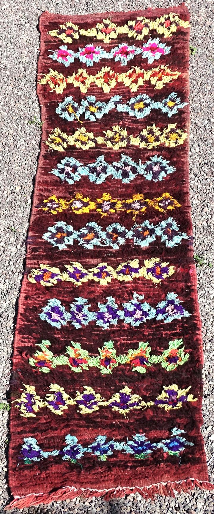 Berber rug #AZ56360 from the Runner Boucherouite category