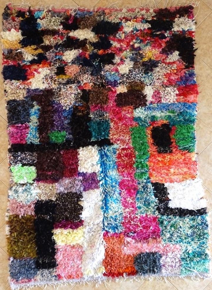 Berber rug #TC62097 type Boucherouite Medium and Small