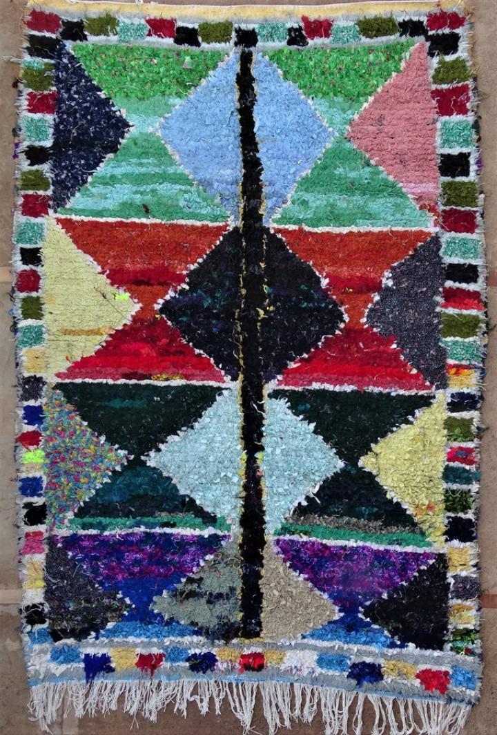 Berber rug #T49156 type Boucherouite Medium