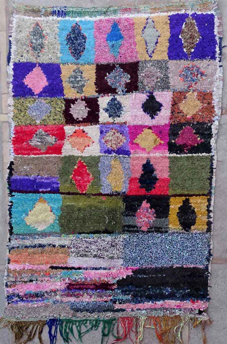 Berber rug #L57440 type Boucherouite Large