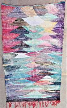 Berber tapijt #KC55069 van de categorie Kelims katoen en gerecycled textiel