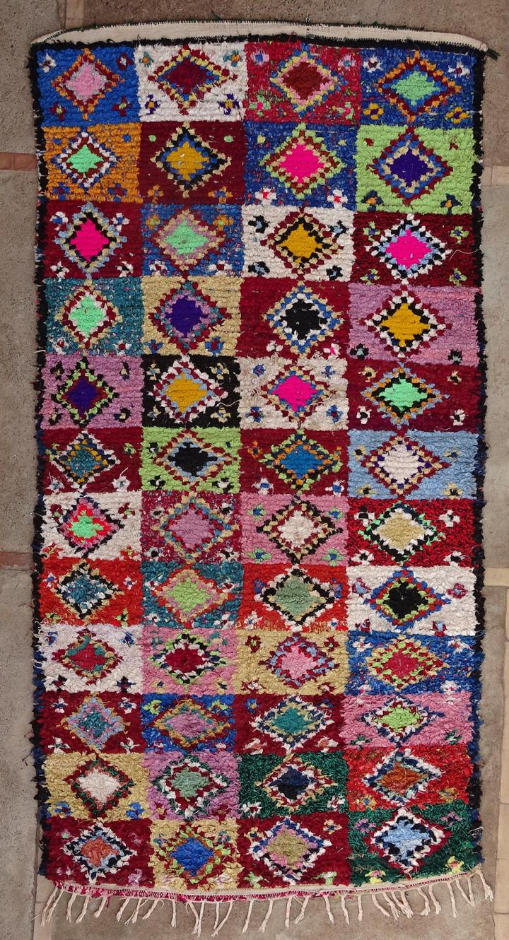 Berber rug #TC51012 type Boucherouite Medium and Small