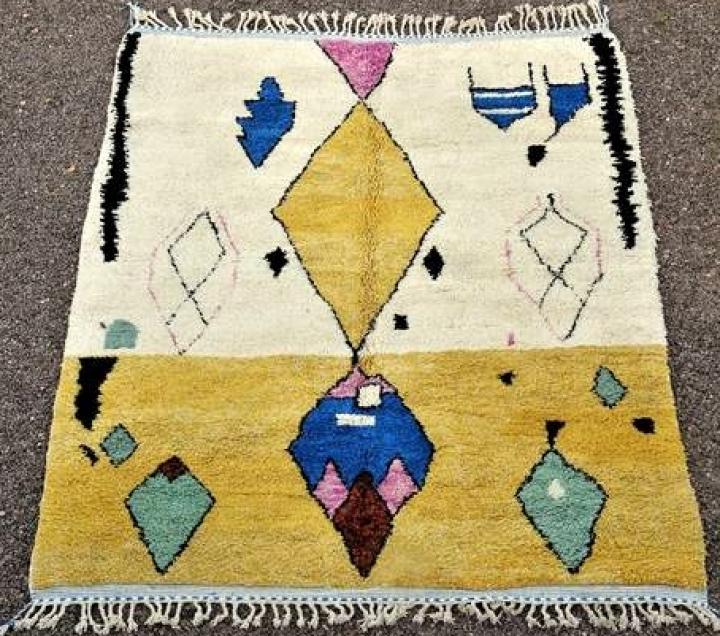 Berber living room rug #BO48503  type Beni Ourain Large sizes