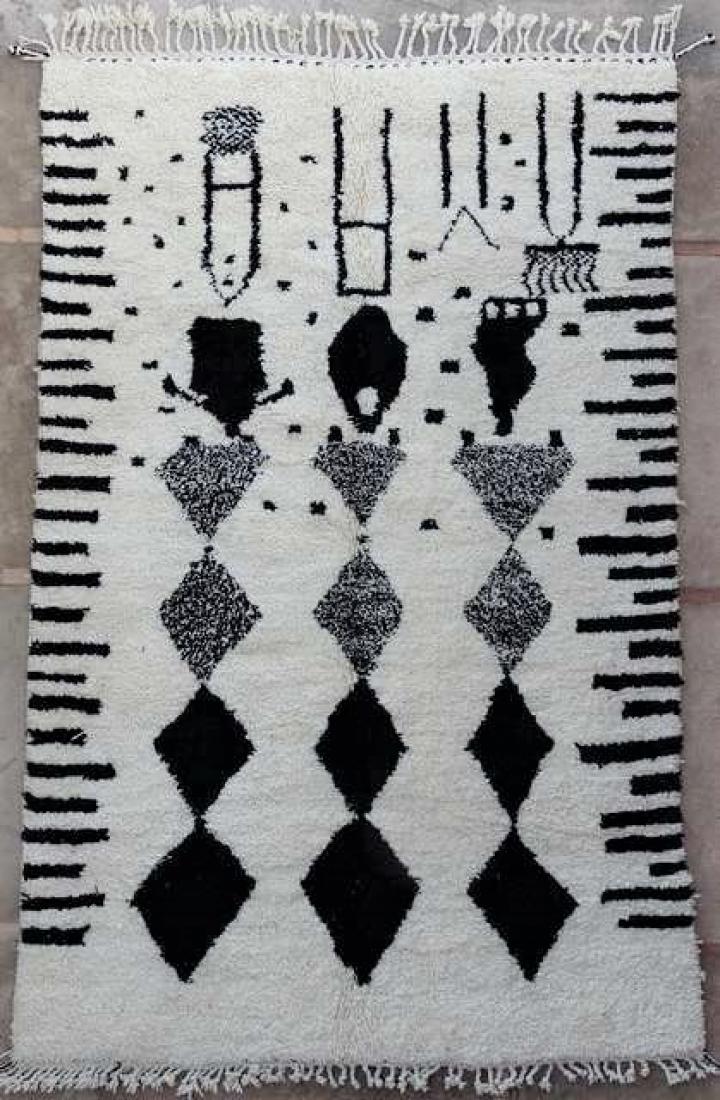 Berber living room rug #BO51068 type Beni Ourain