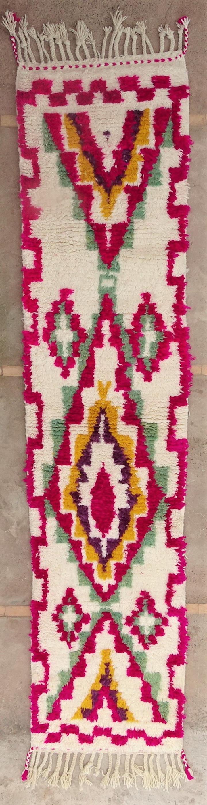 Berber Hallway runner wool rugs #BO51107