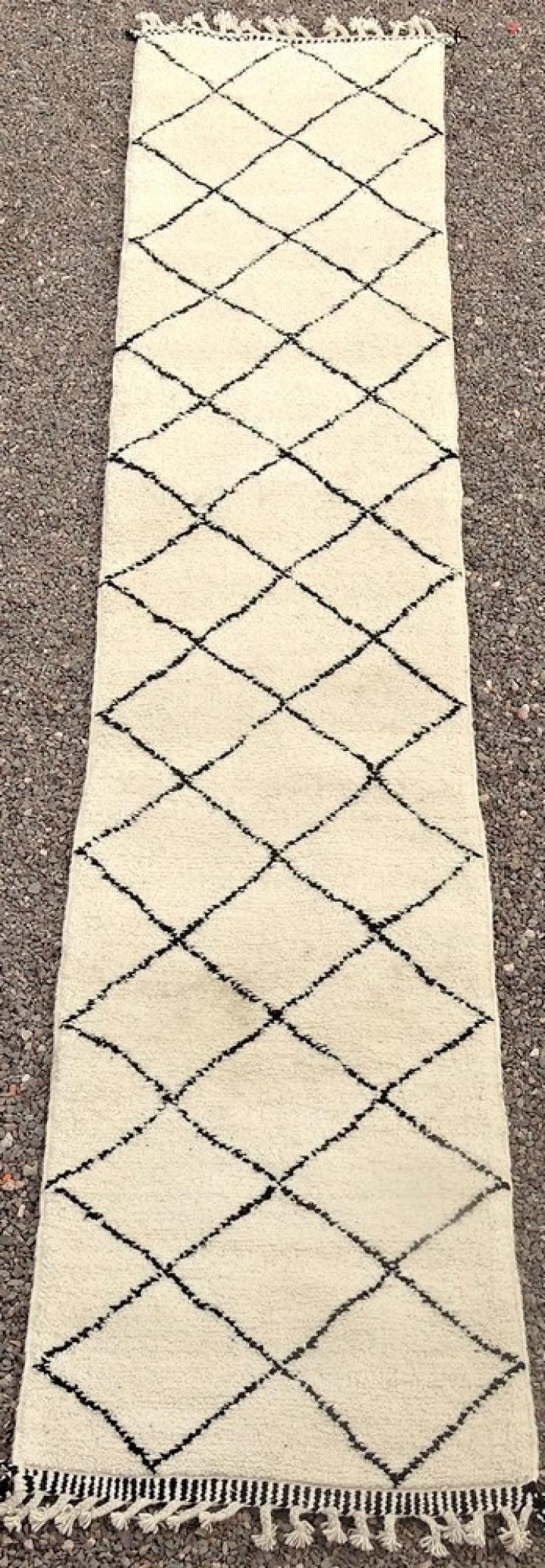 Berber tapijt #BO51122 van de categorie Beni ourain grote maten vloerkleden