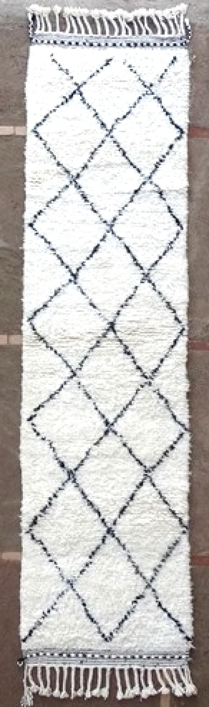 Berber Hallway runner wool rugs #BO51164