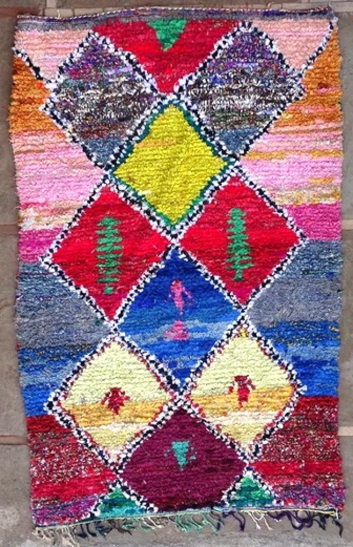 Berber rug #L51165 type Boucherouite Large