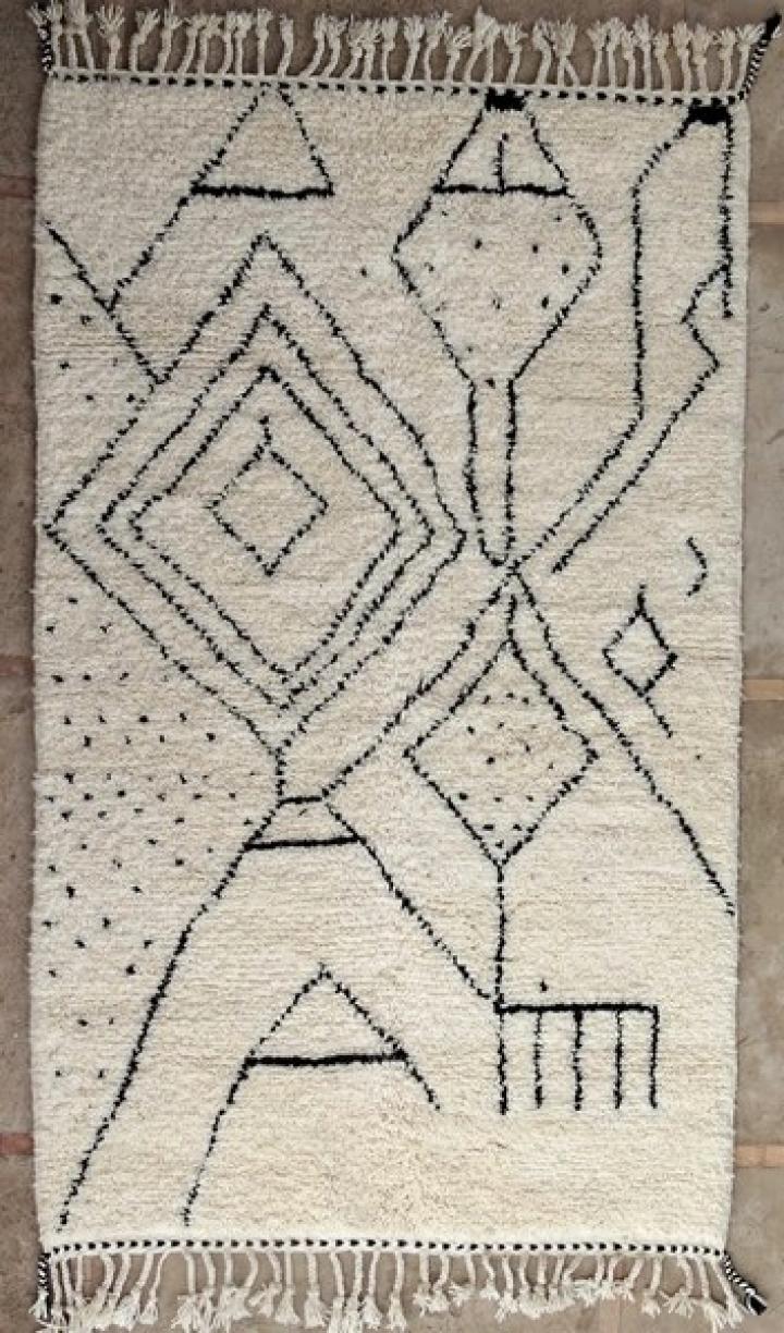 Berber rug #BO52036 type Beni Ourain