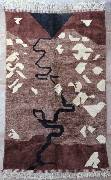 Berber rug #MR52042 for living room from the LUXURIOUS MRIRT category