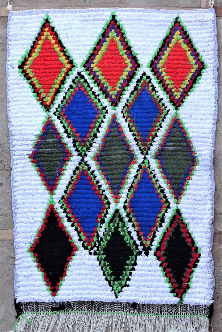Tapis berbère #TTN52103 tapis Boucharouette neufs