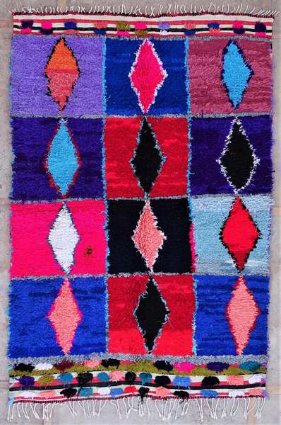 Berber rug #L53022 type Boucherouite Large