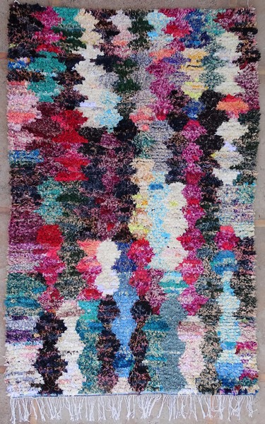 Berber living room rug #LNC53077   type Boucherouite Large