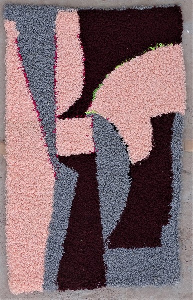 Berber rug #ZK53105 Zindekh type Boucherouite Small