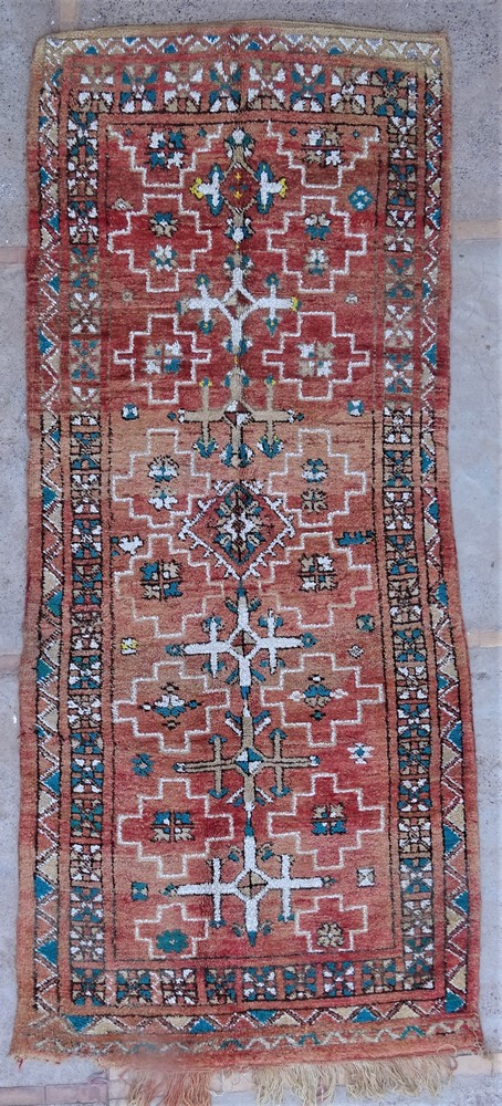 Tapis berbère #BOA54032 de type tapis Beni Ouarain et Moyen Atlas Anciens