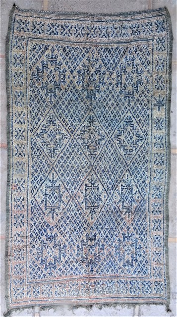 Antique and vintage beni ourain and moroccan rugs : BOA54045