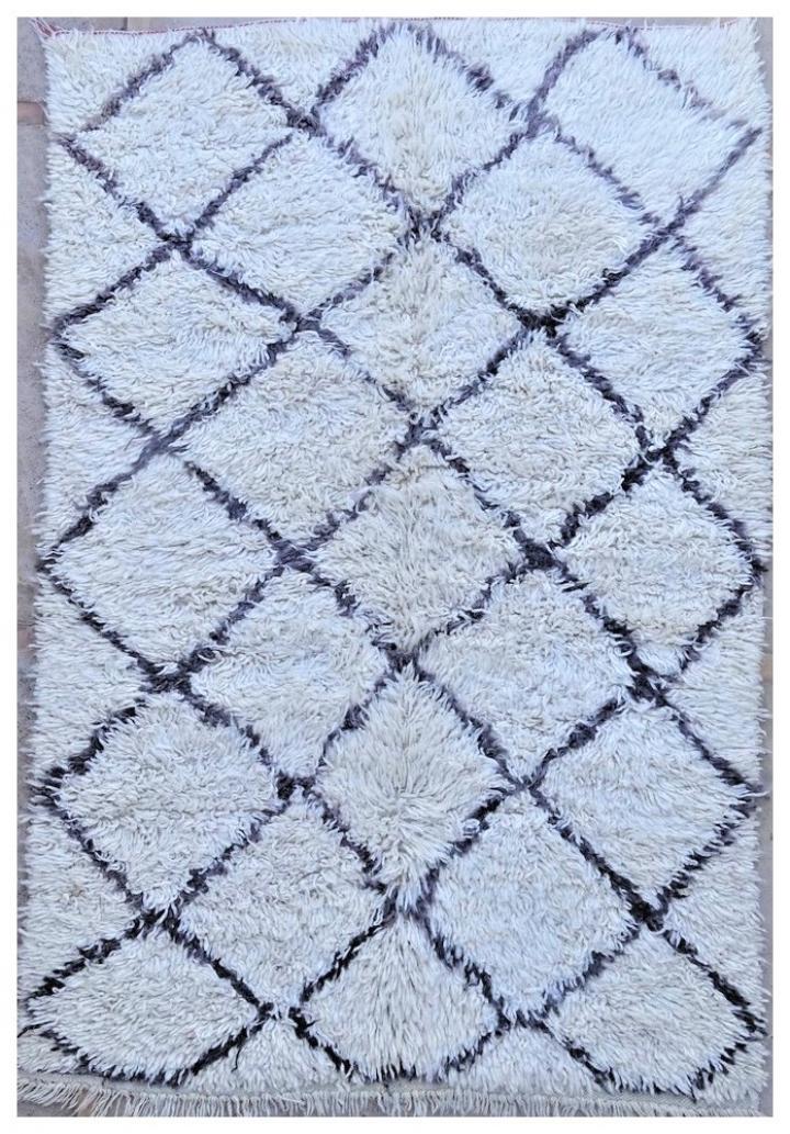 Antique and vintage beni ourain and moroccan rugs #BOA54031