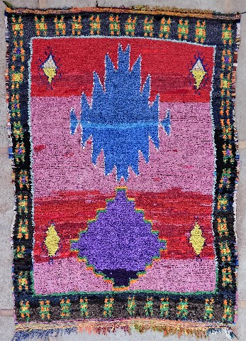 Berber rug #LC54083 type Boucherouite Large