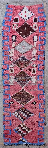 Berber rug #C54098 type Runner Boucherouite