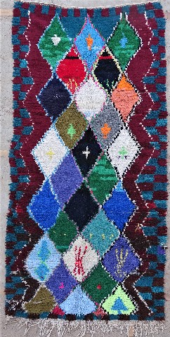 Berber rug #TC54107 type Boucherouite Medium and Small