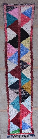Berber rug #C54104 type Runner Boucherouite