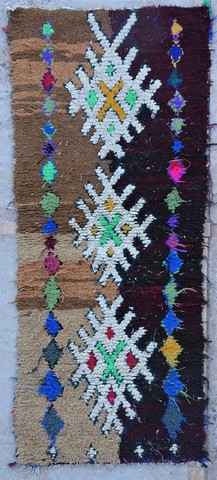 Tapis berbère #TT54130 de type tapis Boucharouette Petits