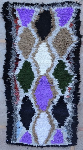Tapis berbère #TT54133 tapis Boucharouette Moyens et petits