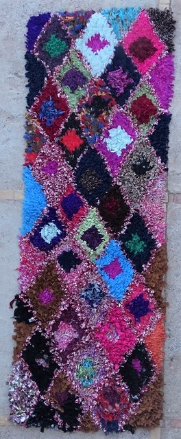 Berber rug #C54138 type Runner Boucherouite