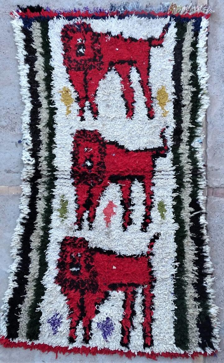 Berber rug #T54147 type Boucherouite Medium