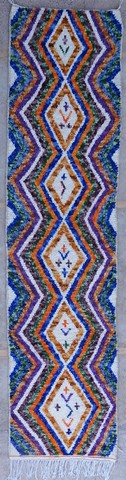 Hallway berber rug  Hallway runner wool rugs #AZ54180