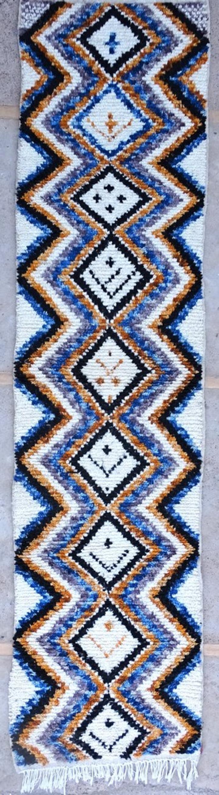 Berber Hallway runner wool rugs #AZ54181